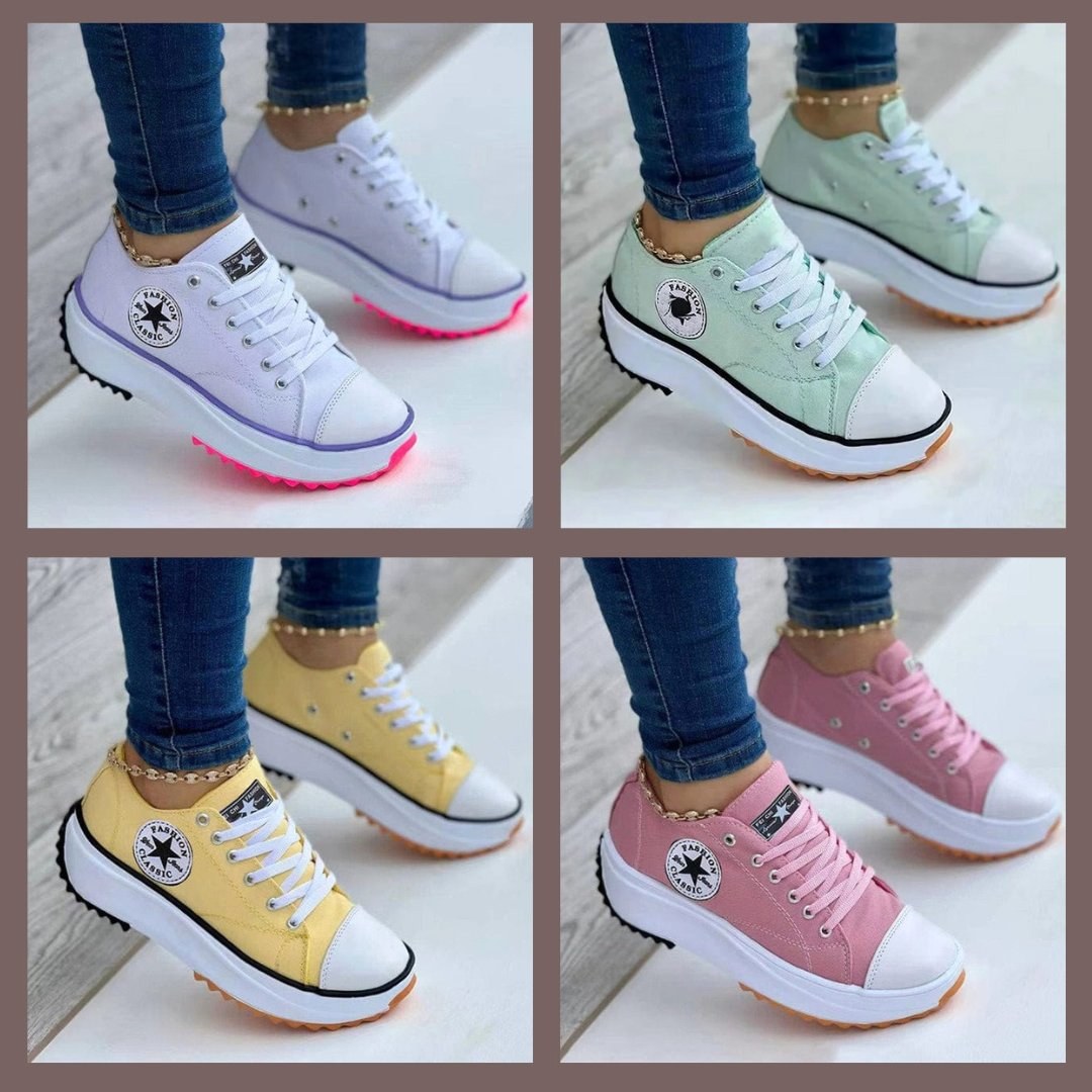 Monique | Women's Orthopaedic Trainers with Ergonomic Support, Comfortable Walking Trainers | Animated Apparel
