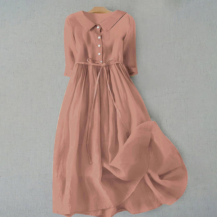 Morgan | Women's Casual Everyday Dress - Light Brown