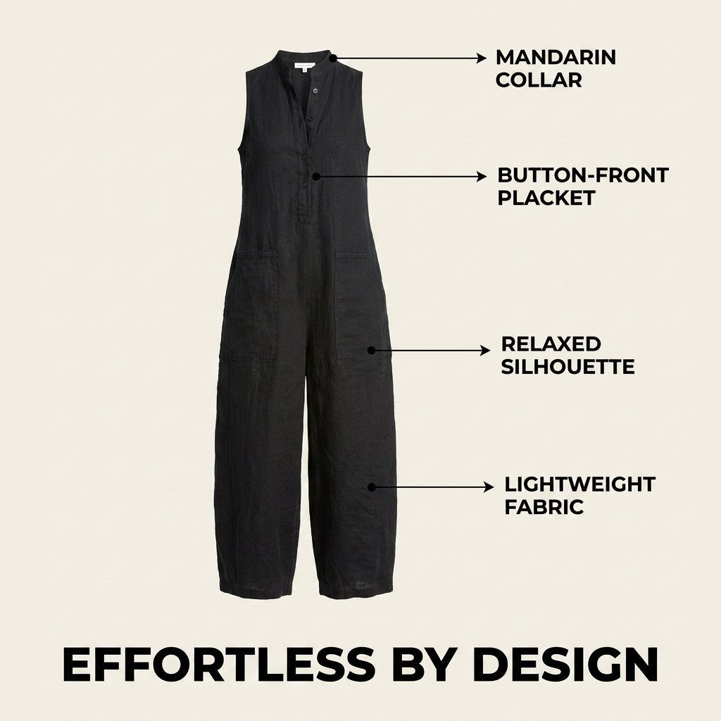 Natalie | Women's Elegant Sleeveless Jumpsuit - image 11