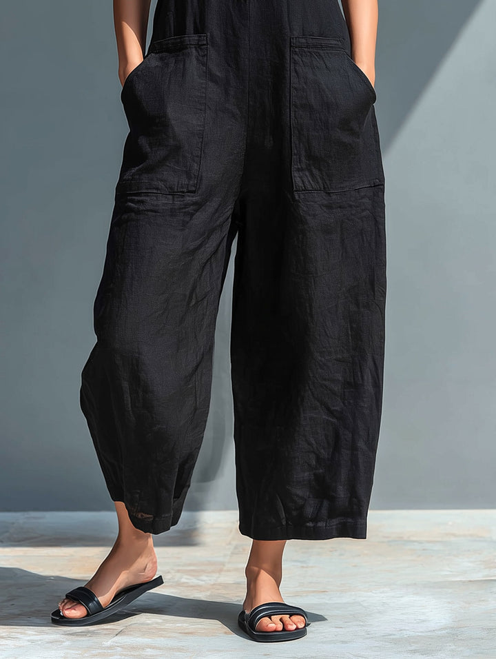 Natalie | Women's Elegant Sleeveless Jumpsuit - image 4