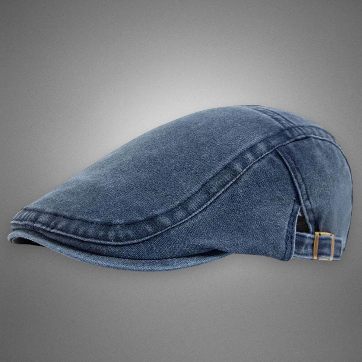 Natalie | Women's Vintage Cotton Beret, Breathable One-Size Hat | Animated Apparel | Blue
