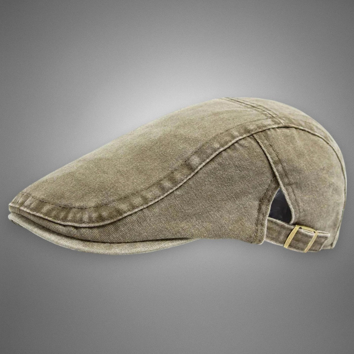 Natalie | Women's Vintage Cotton Beret, Breathable One-Size Hat | Animated Apparel | Green