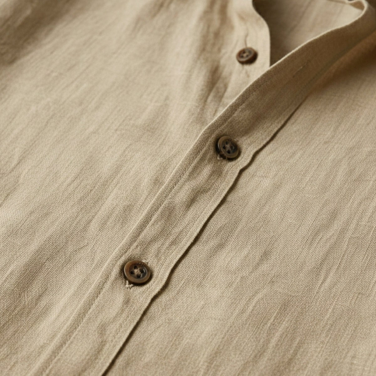Nathan | Men's Long Sleeve Linen Shirt, Vintage Tailored Shirt | Animated Apparel | Pink