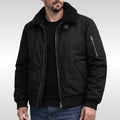 Nathan | Men's Structured Bomber Jacket, Warm Fleece-Lined Jacket | Animated Apparel