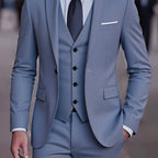 Jayden | Men's Fitted Three-Piece Suit, Tailored Blazer Suit | Animated Apparel
