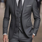 Jayden | Men's Fitted Three-Piece Suit, Tailored Blazer Suit | Animated Apparel