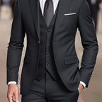 Jayden | Men's Fitted Three-Piece Suit, Tailored Blazer Suit | Animated Apparel