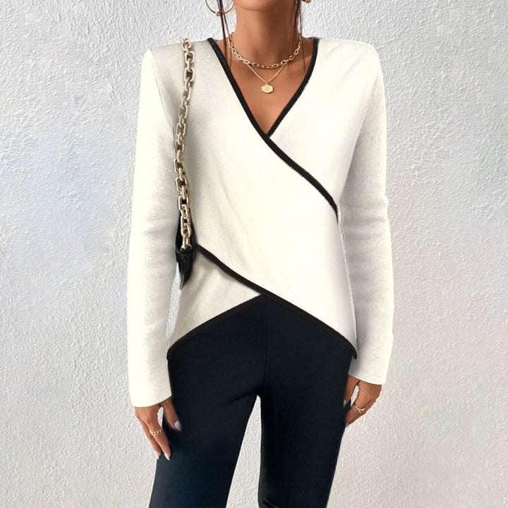 Naya | Women's V-Neck Pullover Sweater - image 1