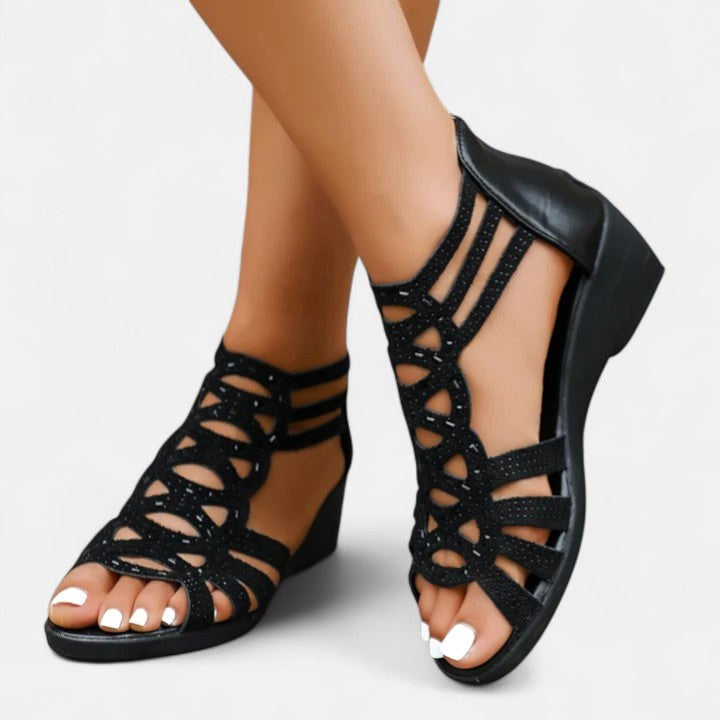 Nicole | Women's Comfortable Flat Sandals - image 5