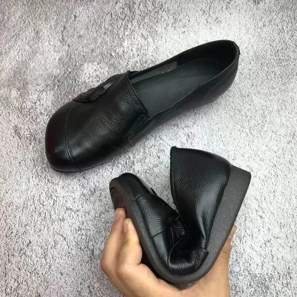 Nicole | Women's Supportive Leather Shoes, Slip-On Leather Shoes | Animated Apparel