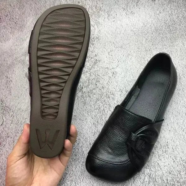 Nicole | Women's Supportive Leather Shoes, Slip-On Leather Shoes | Animated Apparel