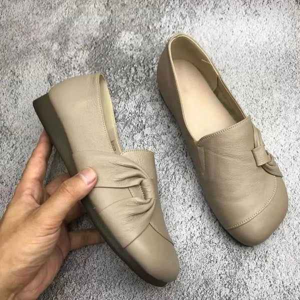 Nicole | Women's Supportive Leather Shoes, Slip-On Leather Shoes | Animated Apparel