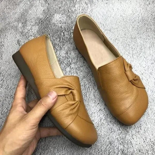Nicole | Women's Supportive Leather Shoes, Slip-On Leather Shoes | Animated Apparel