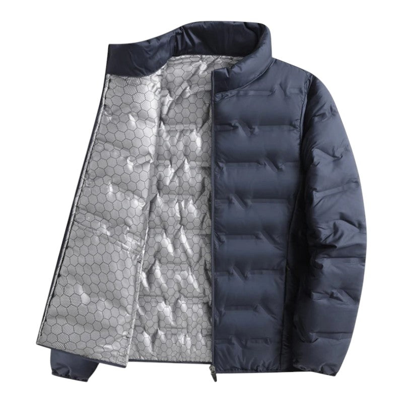 Noah | Men's Insulated Quilted Jacket, High-Collar Down Jacket | Animated Apparel