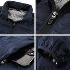 Noah | Men's Insulated Quilted Jacket, High-Collar Down Jacket | Animated Apparel