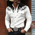 Noah | Men's Western Embroidered Button Shirt, Casual Embroidered Shirt | Animated Apparel | Green