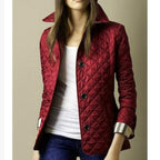 Noeline | Women's Diamond Quilted Lightweight Jacket, Structured Casual Jacket | Animated Apparel