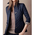 Noeline | Women's Diamond Quilted Lightweight Jacket, Structured Casual Jacket | Animated Apparel