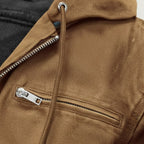Nolan | Men's Fleece-Lined Hooded Jacket, Retro Autumn Jacket | Animated Apparel