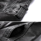 William | Men's Leather Jacket, Classic Leather Outerwear | Animated Apparel