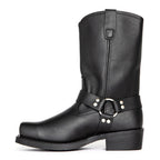 Oswin | Men's Mid-Calf Cowboy Boots, Harness Style Western Boots | Animated Apparel