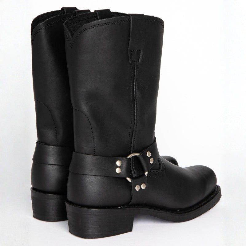 Oswin | Men's Mid-Calf Cowboy Boots, Harness Style Western Boots | Animated Apparel