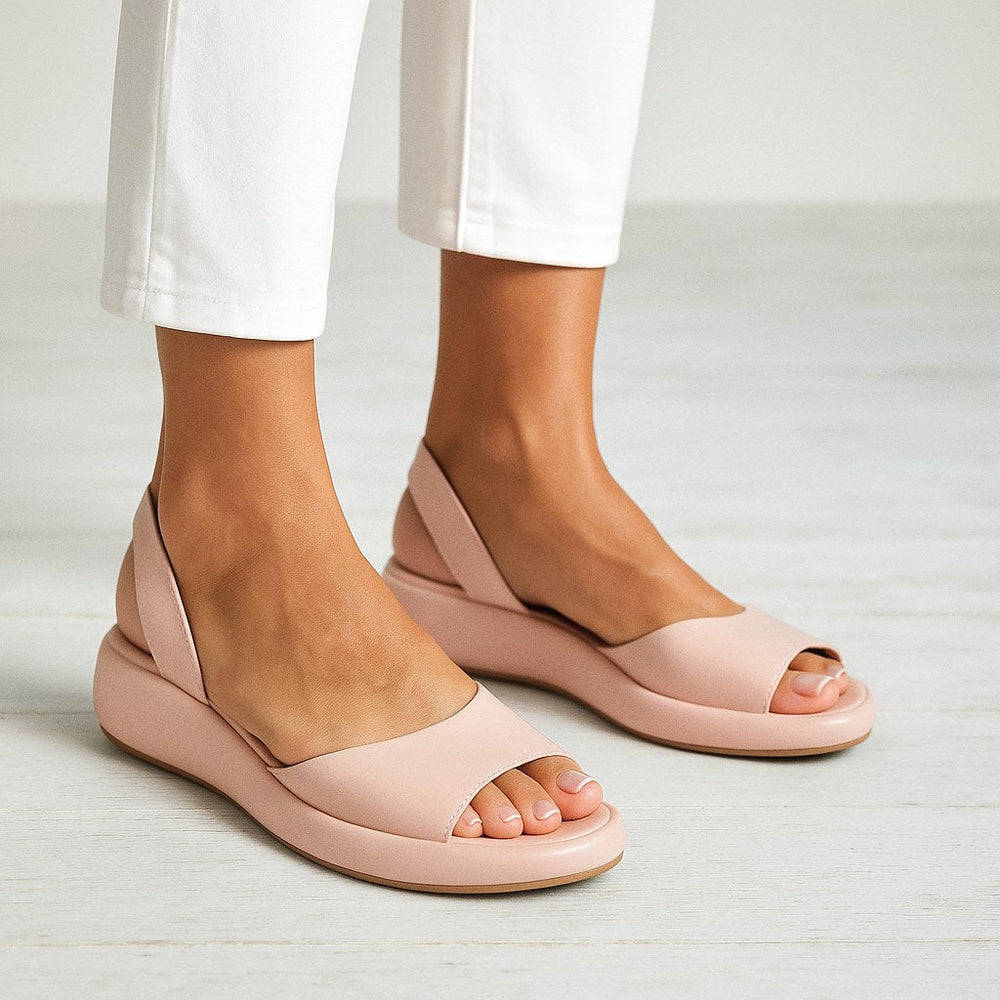 Ottilie | Women's Comfort Slide Sandals - Light Pink
