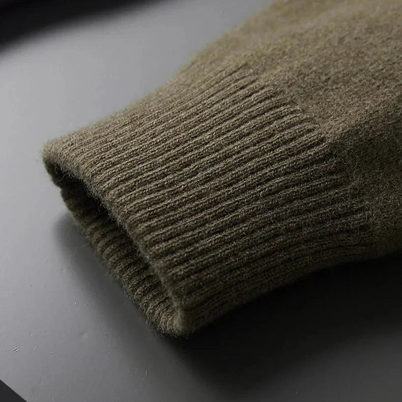 Owen | Men's Knit Cardigan, Finely Textured Layer Cardigan | Animated Apparel