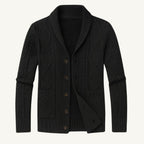 Parker | Men's Cashmere Cardigan, Relaxed Fit Knit Jumper | Animated Apparel