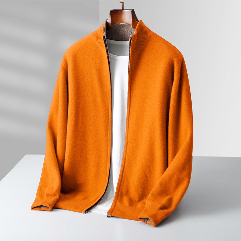 Parker | Men's Full-Zip Knit Cardigan, Comfortable Everyday Cardigan | Animated Apparel
