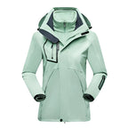 Patricia | Women's Waterproof Softshell Jacket, Wind-Resistant Performance Coat | Animated Apparel | Purple