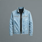 Paul | Men's Classic Cotton Jacket, Structured Casual Jacket | Animated Apparel | Brown
