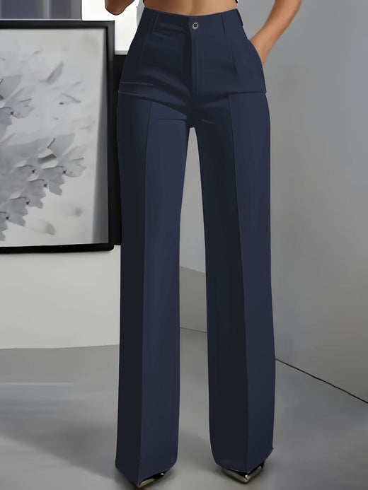 Peyton | Women's High-Waist Elastic Waistband Trousers - image 1