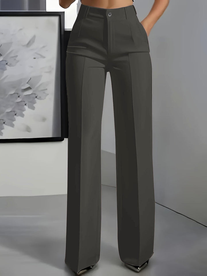Peyton | Women's High-Waist Elastic Waistband Trousers - image 3