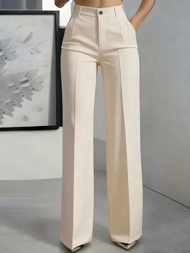 Peyton | Women's High-Waist Elastic Waistband Trousers - image 5