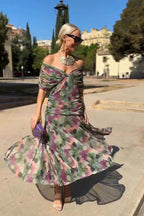 Philippa | Women's V-Neck Party Maxi Dress - image 5