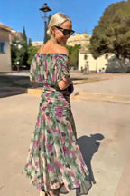Philippa | Women's V-Neck Party Maxi Dress - image 7