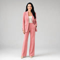 Scarlett | Women's Tailored Blazer and Wide-Leg Trousers Two-Piece Suit | Animated Apparel