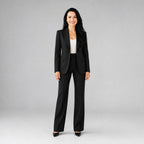 Scarlett | Women's Tailored Blazer and Wide-Leg Trousers Two-Piece Suit | Animated Apparel