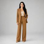 Scarlett | Women's Tailored Blazer and Wide-Leg Trousers Two-Piece Suit | Animated Apparel