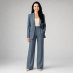 Scarlett | Women's Tailored Blazer and Wide-Leg Trousers Two-Piece Suit | Animated Apparel
