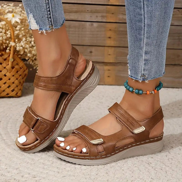 Randy | Women's Orthopedic Sandals - Brown