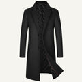 Reid | Men's Tailored Long Coat, Smart Winter Coat | Animated Apparel
