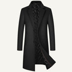 Reid | Men's Tailored Long Coat, Smart Winter Coat | Animated Apparel