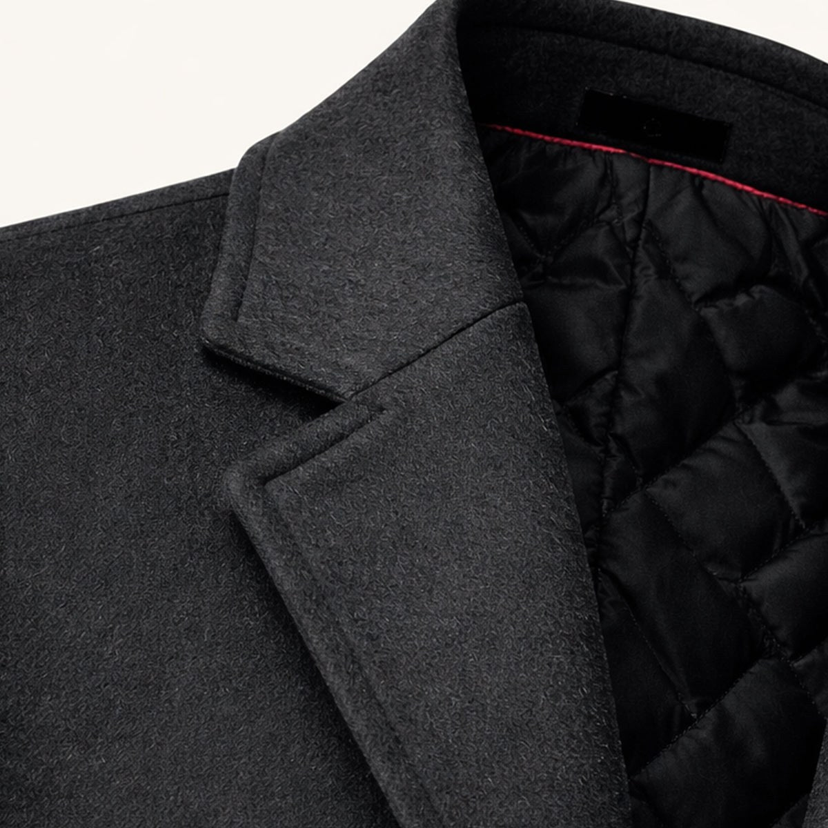 Reid | Men's Tailored Long Coat, Smart Winter Coat | Animated Apparel