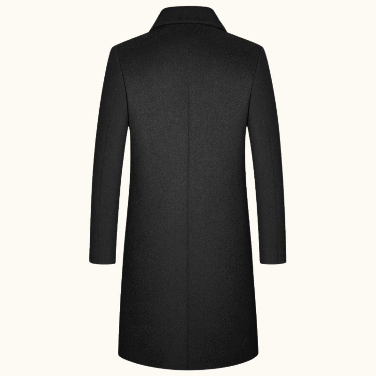 Reid | Men's Tailored Long Coat, Smart Winter Coat | Animated Apparel