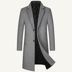 Reid | Men's Tailored Long Coat, Smart Winter Coat | Animated Apparel