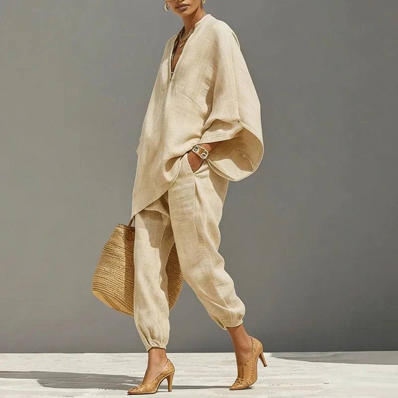 Riley | Women's Batwing Sleeve Two-Piece Set - image 4