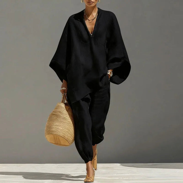 Riley | Women's Batwing Sleeve Two-Piece Set - image 6