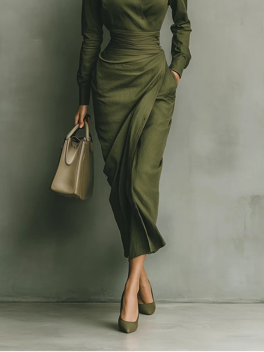 Riley | Women's Cotton Blend Maxi Dress - image 3